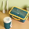 thumbnail image 1 of CQCYD Lunch Box with Lid, 8x5x3 Inch Portable Food Container, Leak-Proof BPA-Free Meal Prep Box, Lightweight Lunch Box with Lid for Office Picnic Daily Meal and On-The-Go Use, 1 of 7