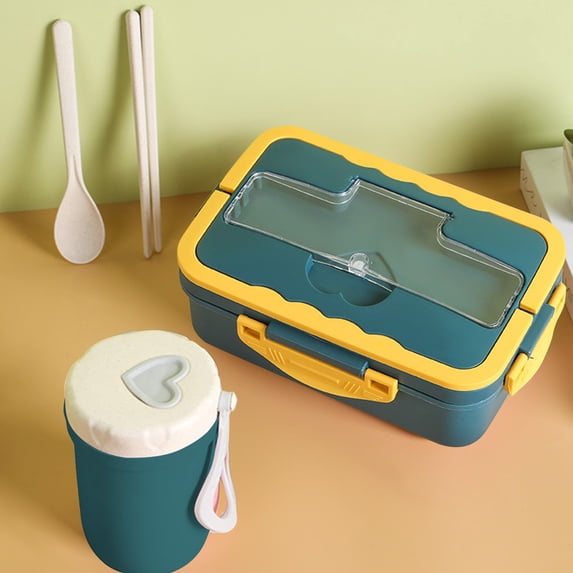 CQCYD Lunch Box with Lid, 8x5x3 Inch Portable Food Container, Leak-Proof BPA-Free Meal Prep Box, Lightweight Lunch Box with Lid for Office Picnic Daily Meal and On-The-Go Use