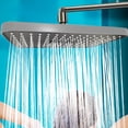 thumbnail image 1 of CQCYD Overhead Shower Head, 14-Inch Oversized Top Spray Panel, 360° Rotatable Adjustable Nozzle, High Pressure Rain Showerhead for Bathroom Family Use and Daily Showering, 1 of 8