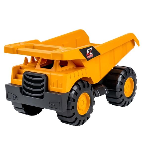 CQCYD Oversized Excavator Toy Model, Inertial Friction Powered Construction Vehicle for Adults, Plastic Engineering Truck, Desk Display Collectible, No Batteries