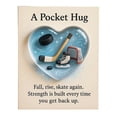 thumbnail image 1 of CQCYD Pocket Hug Sports Ornament Motivational Gift, Baseball Basketball Golf Football Decoration, Inspirational Keepsake Trophy Desktop Display, Athlete Award for Desk Shelf Gym Locker Trainer, 1 of 2
