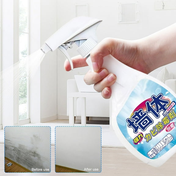 CQCYD Remover Spray for Walls and Tiles, 500ml Household Cleaner, Fast Acting Bathroom Shower Grout Seam Cleaner, Prevent Recurrence, White Wall Tile Remover Spray
