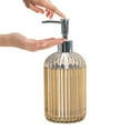 thumbnail image 1 of CQCYD Soap Dispenser, Large 18oz Manual Clear Glass Bottle For Hand Soap And Lotion Bathroom Kitchen Sink Countertop Refillable Dispenser Pump For Liquid Soap Shampoo Dish Soap, 1 of 8