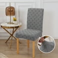 thumbnail image 1 of CQCYD Stretchable Dining Chair Covers 4 Pack, Thickened Jacquard Fabric Elastic Chair Slipcovers, Universal Fit Washable Chair Protectors for Home Kitchen Office, Anti-Slip Dirt Proof Furniture, 1 of 6