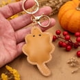thumbnail image 1 of CQCYD Thanksgiving Fall Leaf Leather Keychain, Playful Foliage Pendant with Metal Clasp, Whimsical Leaf Dangler for Purses Rucksacks, Soft PU Charm Accessory, Gift for Adults, 1 of 6