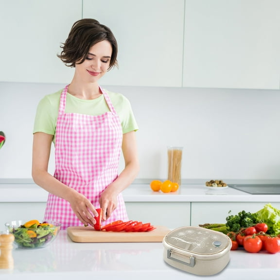 CQCYD Under $5 Bento Box Adult, Lunch Box for Men and Women, Leak-proof Lunchbox, Reusable Lunch Container, Microwave/Dishwasher Safe, Snack Box