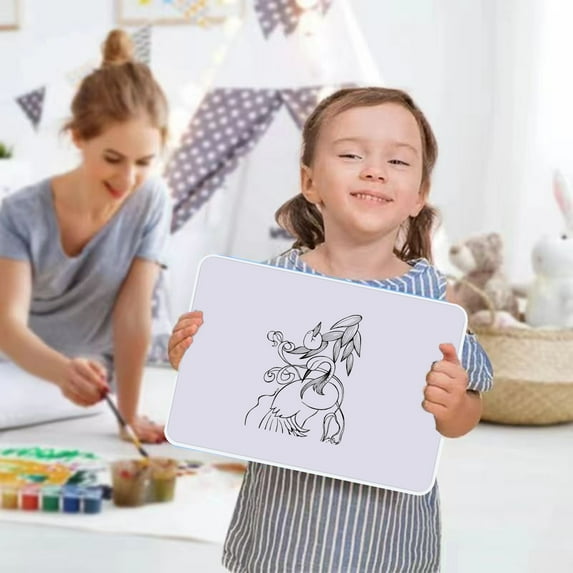 CQCYD Under $5 Magnetic Dry Erase Board, Small White Board, Blank Dry Erase Board, Portable Whiteboard, Great for Home & Remote Learning