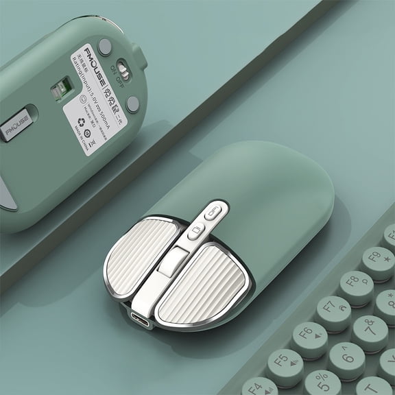 CQCYD Wireless 2.4G Mouse, Portable Optical Computer Mice, Plug Play Noiseless Click, Compact Wireless 2.4G Mouse for Laptop, Office and Home Use