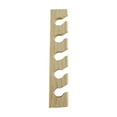 thumbnail image 1 of CQCYD Wooden Vertical Hat Rack, 16 Inch Wall-Mount Cap Organizer, 5 Clip Hanger Storage, Space-Saving Baseball Cap Holder for Entryway Laundry and Closet, 1 of 2