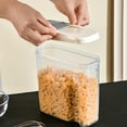 thumbnail image 1 of CQCYD under $5 Airtight Pasta Containers, 2L Plastic Storage Jars Canisters, Cereal Spaghetti Container Storage for Pantry, Grain, Noodles, Bean, 1 of 6
