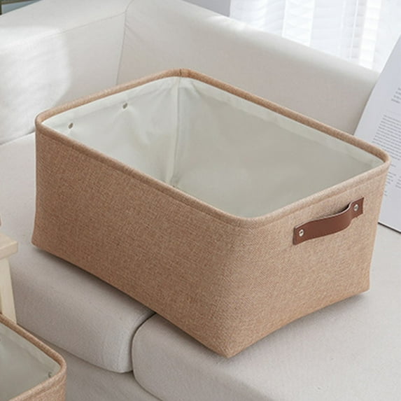 CQCYD under $5 Storage Bins, Fabric Storage Bins for Shelves, Large Storage Baskets for Clothes and Toys, Closet Baskets and Bins with Handles