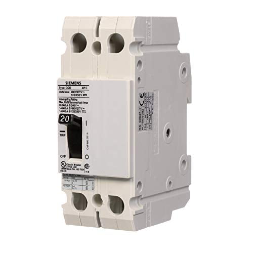 Siemens CQD220 2 Pole 20 Amp 480v Circuit breaker CQD