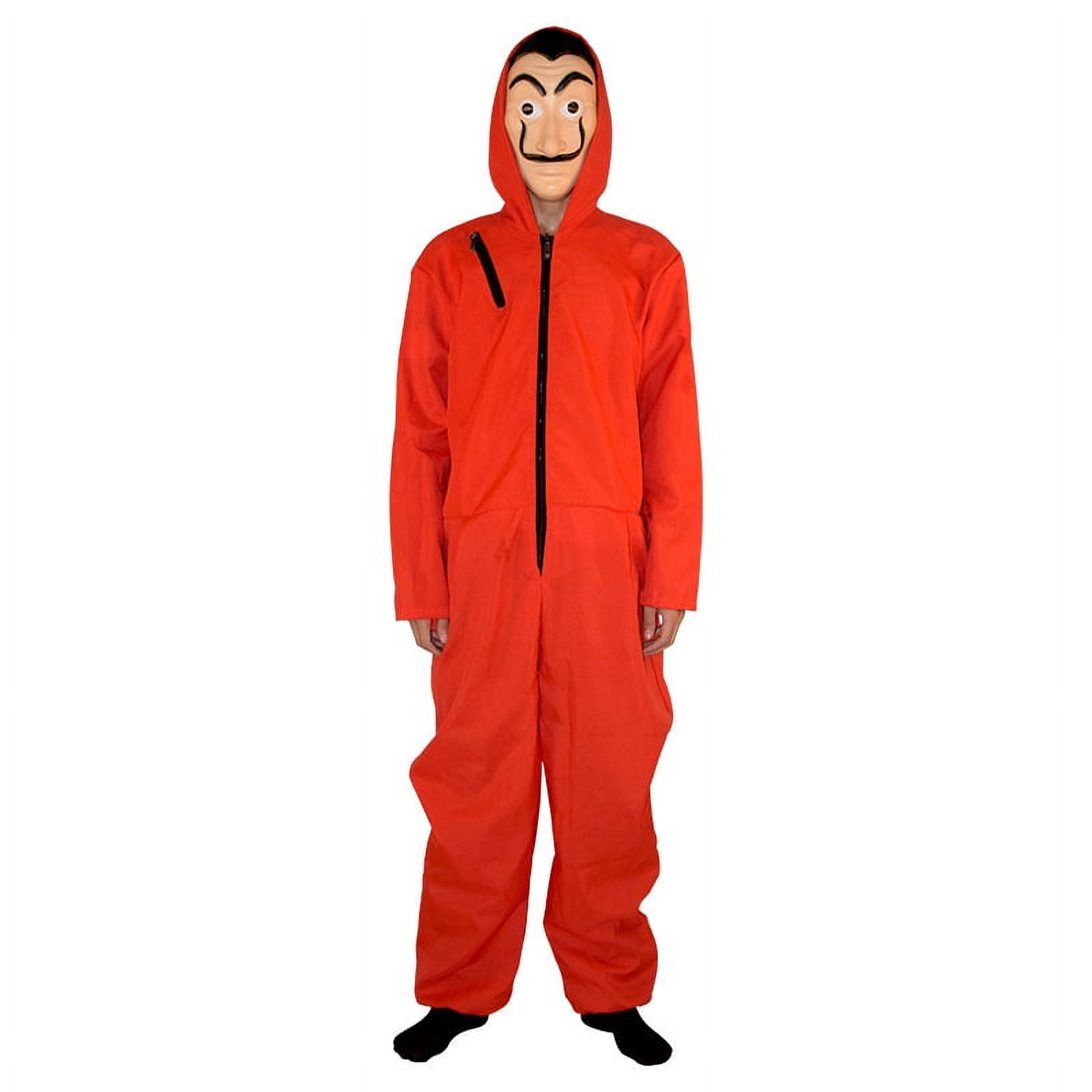 CQDY Halloween Money Heist Costume Unisex Overalls Jumpsuit with Mask for kids One Piece Cosplay