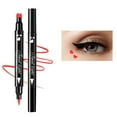 CQININI 1Pcs Double Head Eyeliner Pattern Seal 2 In 1 Heart Winged