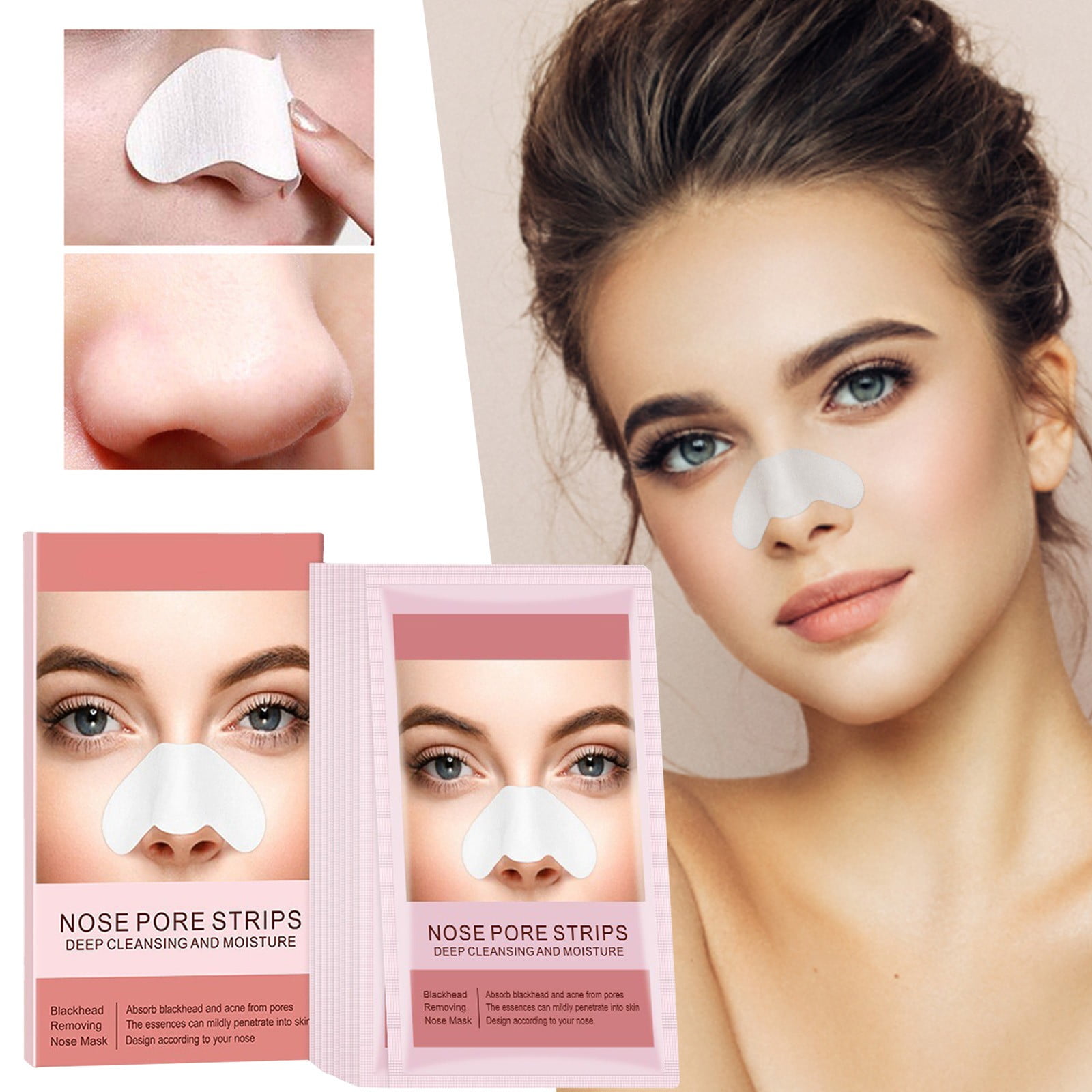 CQININI Original Deep Clean Pore Strip Nose Strip For Blackhead Removal Instantly Unclogs Pores