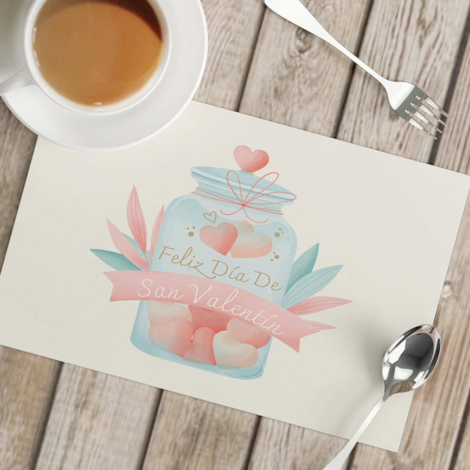 CQININI Placemats Valentine'S Day Home Linen Placemat Insulated Placemat Table Mat