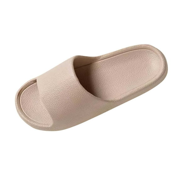 CQONEPT Bathroom Slippers for Men Women, Mens Shower Shoes Thickened, Black Cloud Slippers Indoor Home Beach Non Slip Anti-Slip Pool Slides Multicolor Size 7