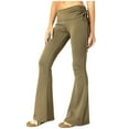 CQONEPT Clearance Yoga Leggings for Women Trendy Fleece High Waisted
