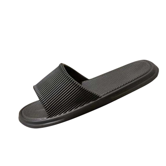 CQONEPT Cloud Slides Sandals for Women Men Soft Pillow with Thick Sole Comfortable Indoor and Outdoor Black Size 8.5