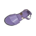 thumbnail image 1 of CQONEPT Flat Sandals for Women Dressy, Comfort Elastic Strappy String Thong Ankle Strap Summer Gladiator Sandals Casual T-Strap Sandal Walking Sandals Beach Shoes Purple Size 6, 1 of 9