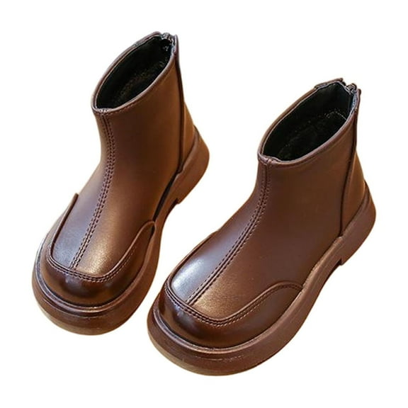 CQONEPT Girls Dress Boots Fall Girls' Boots Children's British Style Short Boots Fashionable For Middle And Older Children