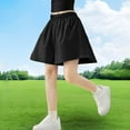 thumbnail image 1 of CQONEPT Girls' Flow Shorts Quick Dry Summer Outdoor Short Pants Breathable Fabric Outerwear for Kids Black 9 Years, 1 of 4