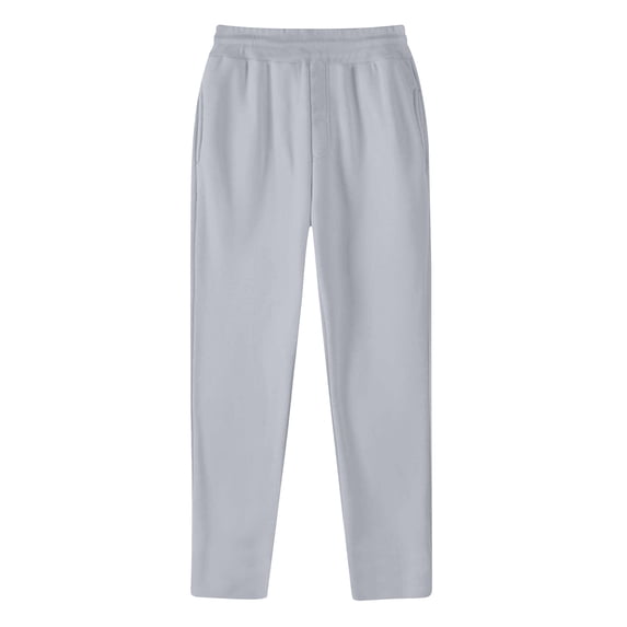 CQONEPT Jogger Pant for Men Skinny Leg Elastic Waisted Sweatpants Casual Loose Fit Trendy Workouts Running Trousers with Pockets Gray M