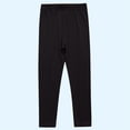 thumbnail image 1 of CQONEPT Kids Girl's Cotton Crop Leggings Casual Loose Wide Leg Pants School Uniform Trendy Pants for Preppy Black 11 Years, 1 of 5