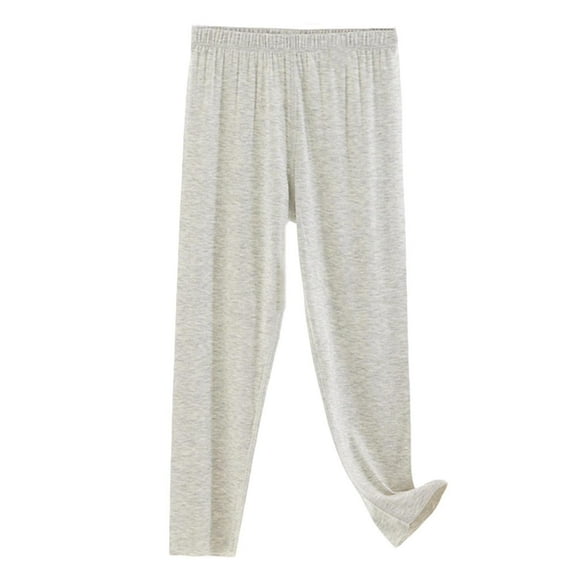 CQONEPT Kids Girls Modal Leggings Loungewear Baggy Pants for Girls Lightweight Cozy Soft Cute Trousers Gray 2 Years