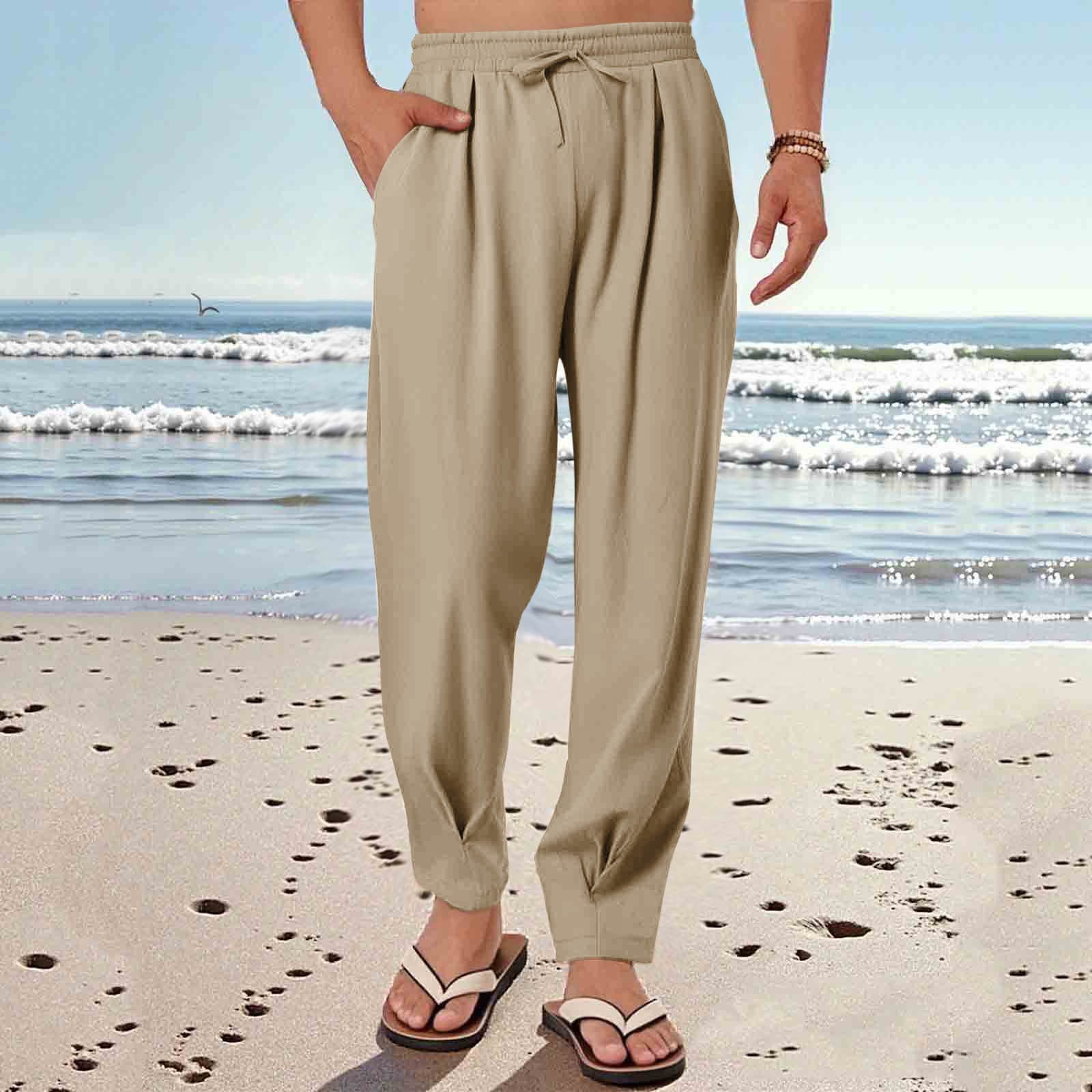 CQONEPT-Linen-Cotton-Pants-Men