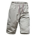 thumbnail image 1 of CQONEPT Men's Big and Tall Tactical Shorts Stretch Travel Fishing Shorts Workouts Sports Pants with Zip Pockets Gray L, 1 of 7