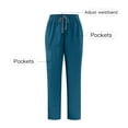 thumbnail image 1 of CQONEPT Men's Nursing Pants Breathable Loose Fit Medical Pant Drawstring Straight Leg Stretch Lightweight Trousers with Pockets Navy 2XL, 1 of 7