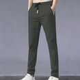 thumbnail image 1 of CQONEPT Men's Sweatpant Pants Skinny Leg Drawstring Pant Slim Fit Elastic Waisted Lounge Big and Tall Running Trousers with Pockets Dark Gray L, 1 of 3