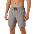 thumbnail image 1 of CQONEPT Mens Athletic Shorts Big and Tall Gym Pocket Shorts Quick Dry Lightweight Workout Basketball Drawstring Tennis Pant Khaki XL, 1 of 6