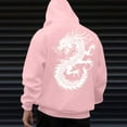 thumbnail image 1 of CQONEPT Mens Pullover Hooded Dressy Casual Hoodies Fleece Lined Sweatshirts Y2K Fashion Clothes with Pockets Pink S, 1 of 6