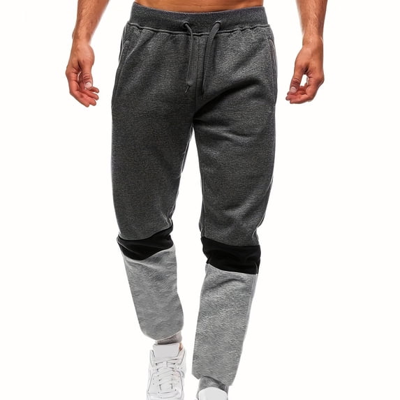 CQONEPT Mens Sweatpants Casual Loose Fit Jogger Pant Drawstring Lightweight Athletic Running Pants with Pockets Dark Gray 3XL