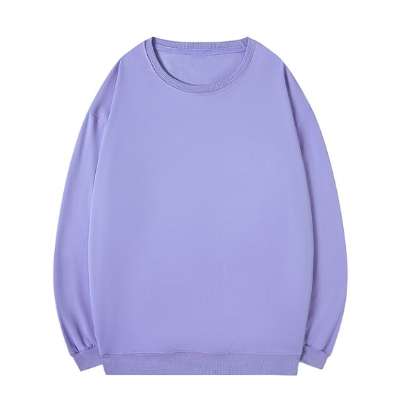 CQONEPT Mens Sweatshirts Long Sleeve Shirts Crewneck Casual Pullover Tops Fall Fashion Blouse Athletic Clothes Hot Pink XL