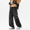 thumbnail image 1 of CQONEPT Mens Waterproof Pants Hiking Quick Dry Durable Ripstop Cargo Pant Climbing Outdoor Pant with Multi Pockets Black M, 1 of 7