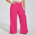 thumbnail image 1 of CQONEPT Oversize Yoga Pants for Womens Lounge Baggy Tummy Control Pants Workouts Running Stretchy Leggings Hot Pink XL, 1 of 6