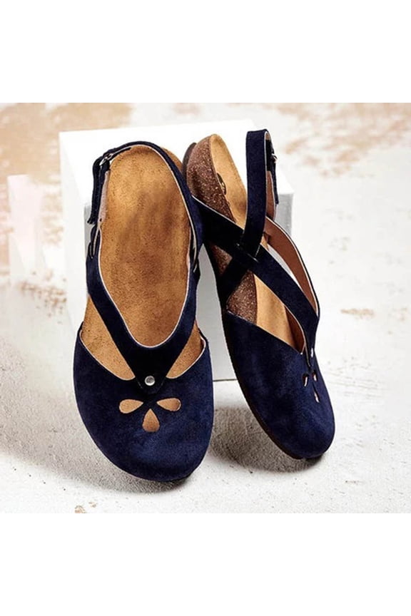 Suede Clogs for Women - Cushioned Cork-Footbed Clogs Womens Shoes - Comfort Sandals for Women Straps Lightweight Womens Clogs & Mules for Women 2025 Size 8.5 Black