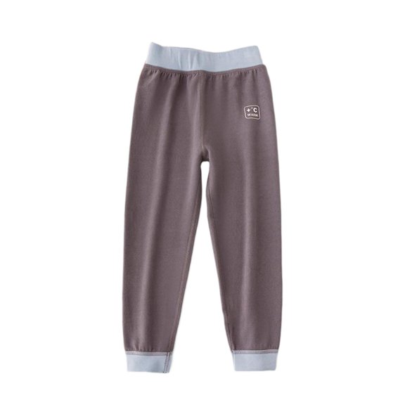 CQONEPT Sweatpants for Teen Boys Lounge Loose Fit Jogger Pant High Waist Trendy Youth School Uniform Trousers Gray 3 Years