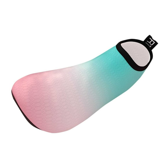 CQONEPT Tie Dye Wide Water Shoes Mens Womens Beach-Swim-Aqua-Barefoot Shoes Breathable & Non-Slip & Optimal Relaxation Walking Gradient Beach Shoes Multicolor Size 4