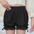 thumbnail image 1 of CQONEPT Toddler Girl's Shorts Ruffled Shorts for Kids Bloomers Athletic Bowknot Mosquito Proof Safety Leggings Black 8-9Years, 1 of 5