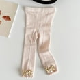 thumbnail image 1 of CQONEPT Toddlers Girl's Cotton Pnats Skinny Leg Stockings Lightweight Breathable Loungewear Dance Tights Pink 2 Years, 1 of 3
