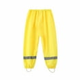 thumbnail image 1 of CQONEPT Toddlers Waterproof Rain Pants Mud Proof Pants Lightweight Splash Sun Protection Elastic Waist Pant Yellow 5 Years, 1 of 6