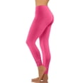 thumbnail image 1 of CQONEPT Women Yoga Pants Non See Tummy Control Casual Legging Skinny Leg High Waist Gym Sport Lightweaight Pant Hot Pink XL, 1 of 7