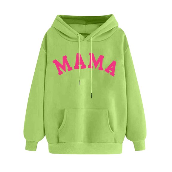 CQONEPT Women's Hoodies Dressy Casual Cute Sweatshirts Going Out Fall Fashion Pullover Tops with Pockets Green 2XL