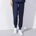 thumbnail image 1 of CQONEPT Women's Scrubs Pant Medical Nursig Soft Jogger Pant Breathable Fabric Comfy Tapered Loose Fit Pants Navy XL, 1 of 3
