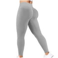 thumbnail image 1 of CQONEPT Womens Yoga Pants Butt Lifting High Waist Leggings Skinny Leg Non See Stretchy Comfy Athletic Running Pant Gray 2XL, 1 of 6