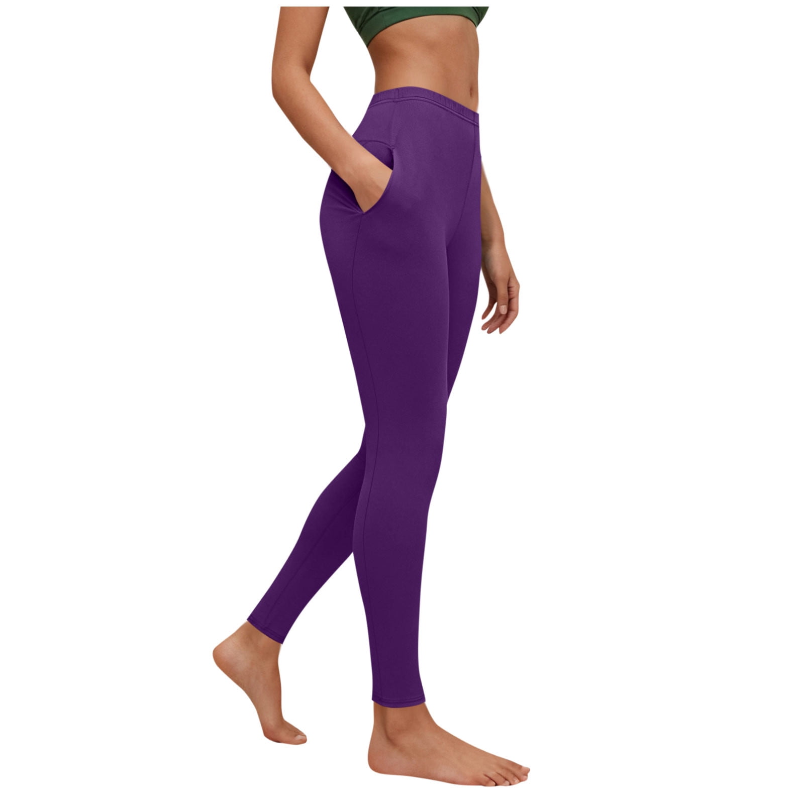 Womens Yoga Regular Pant With Zipper Pocket - Cherry main image 1